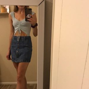 Urban outfitters blue bodysuit